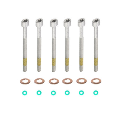 6x Dichtungssatz Febi Dehnschrauben für CR Injektor Mercedes Benz V6 OM642