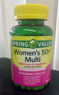 Women's 50+ Multi Dietary Supplement 150 count Fruits & Vegetables over 50