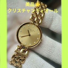 Christian Dior Bagira D44-155 Women's Vintage Watch Gold 12 stones Used