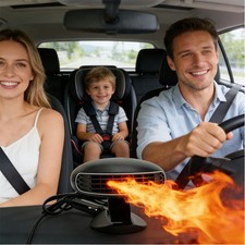 4PCS 360 Rotary Portable Car Heater Defroster,150W Fast Heating Cooling Fan