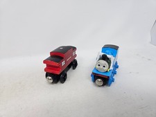 Thomas Friends Wooden Railway Breakfast Thomas Red Caboose Tank Engine GUC