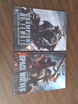 Warhammer 40K Space Wolves Codex & supplement (Champions of Fenris) 7th edition