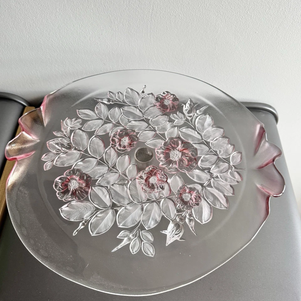Support à Gâteau sur pied en Verre / Cake Stand Mikasa RosellaWalther 1960 - Photo 2/4