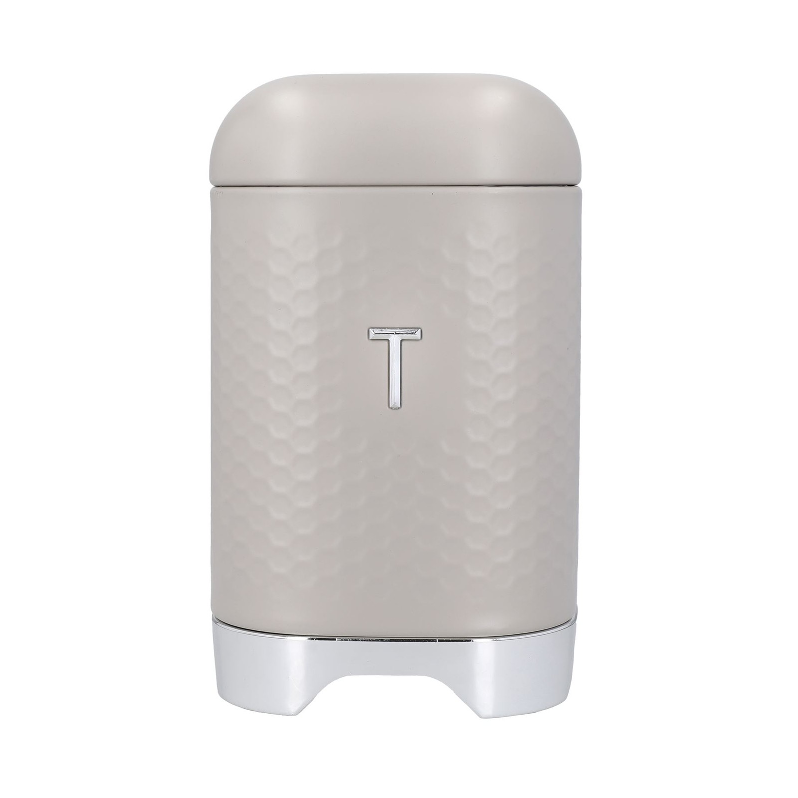 KitchenCraft Sugar Canister Metal Storage Container Grey Retro Jar
