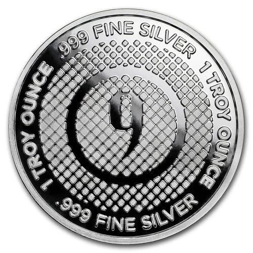 1 oz Silver Round - 9Fine Mint (Diamond Pattern)