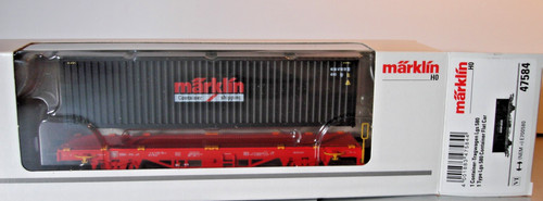 Märklin HO:   47584 Container Tragwagen *Märklin Store 2023*     Neu + OVP | Condition: Neu
