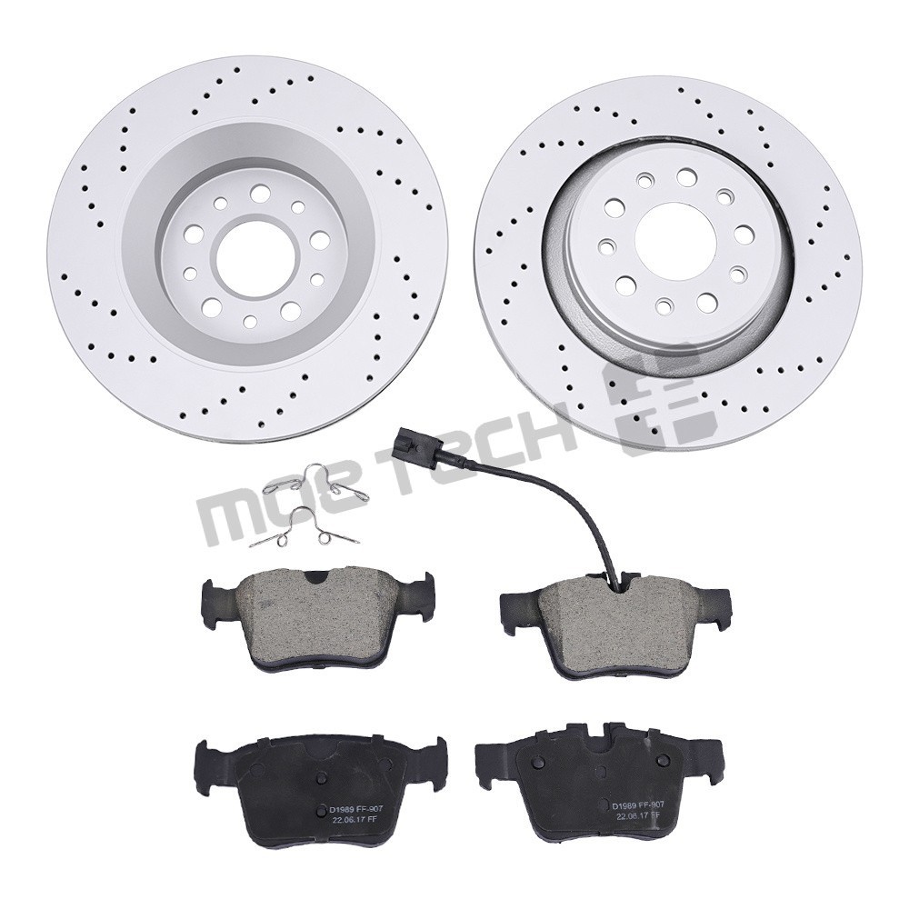 Rear Brake Pads Rotors Set For 2017 2018 2019 2020 2021 2022 Maserati Levante S