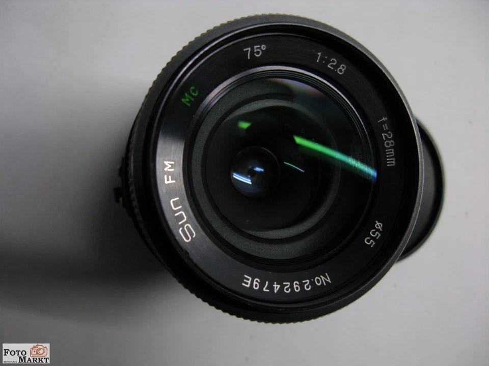 Gran Angular para Minolta SRT , Xg, XM Cámara 2,8/28MM Sun Fm Mc Multicapa Lens - Imagen 2 de 4