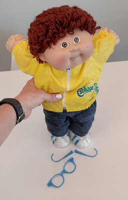 Vintage Cabbage Patch Kids Doll 1985 Glasses Original Clothes