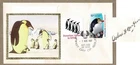 Australia AAT 2007 BERGEN Signed Antarctic Penguin FDC Tied Cinderella Cover