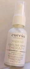 Cuccio Somatology Yogahhh Cooling Spot Therapy Peppermint Green Tea  1.35 oz
