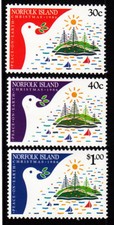1986 Norfolk Island Christmas - MUH Complete Set