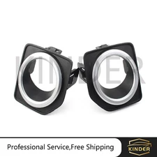 2pcs Fit For Land Rover LR2 2013-2015 Front Left Right Fog Lamp Light Cover Trim