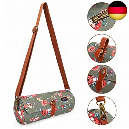 Tourbn Tourbon Fahrradtasche für Lenker, wasserdicht, Blumenmuster, - Bild 3 von 10