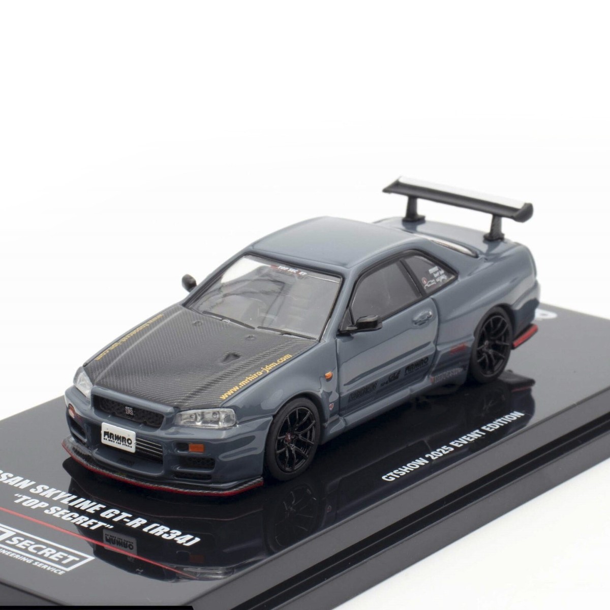 (GT-R R34) TOP SECRET GTSHOW 2025 INNO64 INNO64 NISSAN SKYLINE GT-R R34 TOP SECRET NAGATA 500 GTSHOW