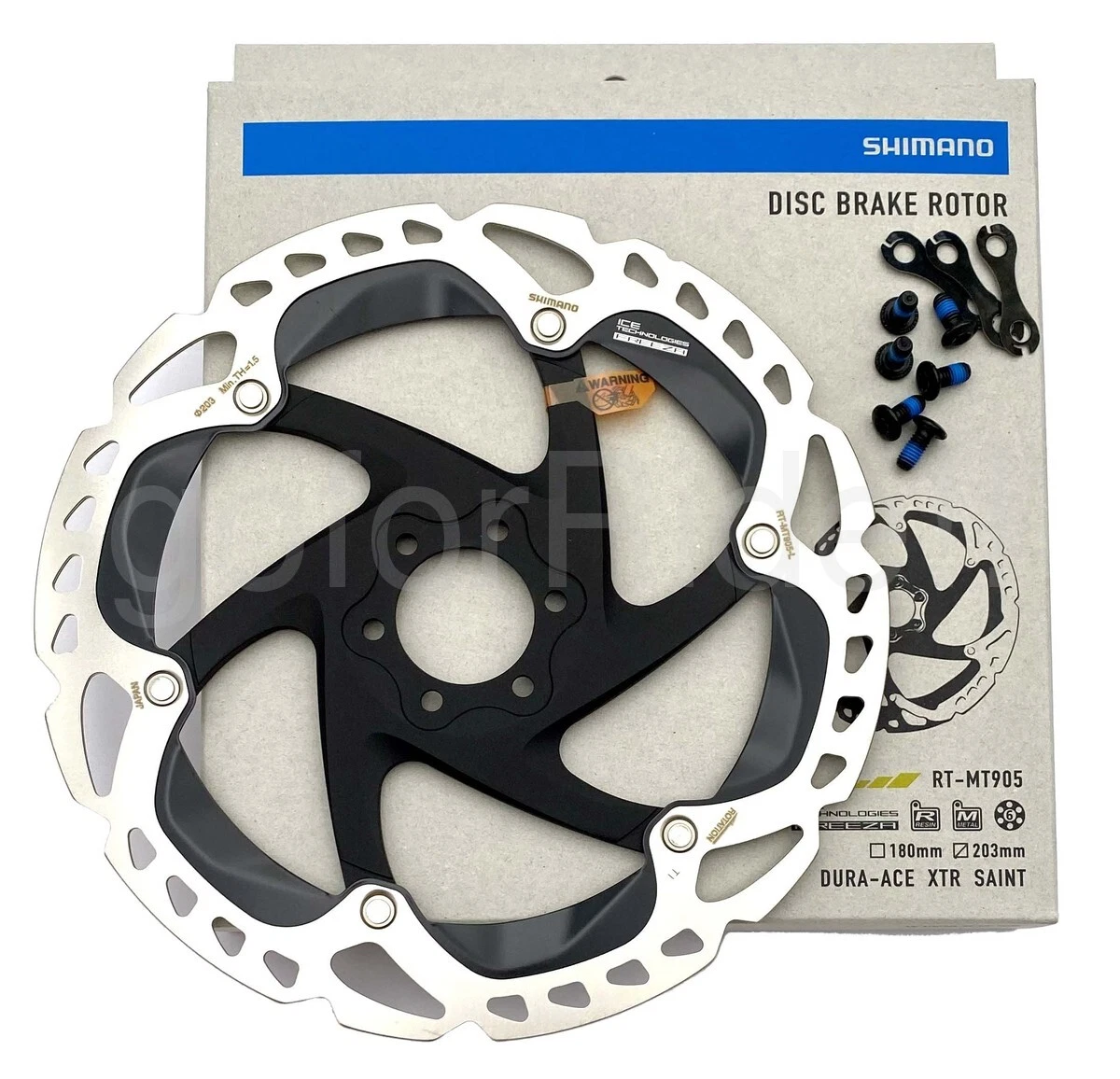 Shimano RT-MT905 203mm 6 bolt type IRTMT905M ICE TECHNOLOGIES