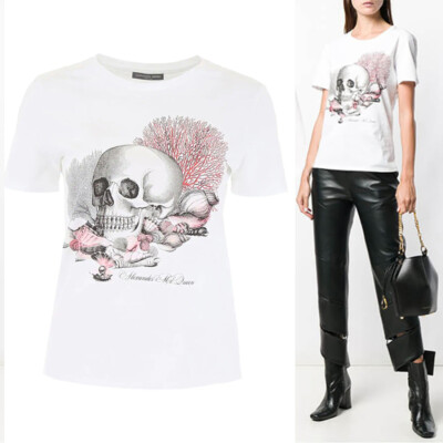 Alexander McQUEEN レディースTシャツ イタリア製 楽天市場】ALEXANDER MCQUEEN アレキサンダー・マックイーン