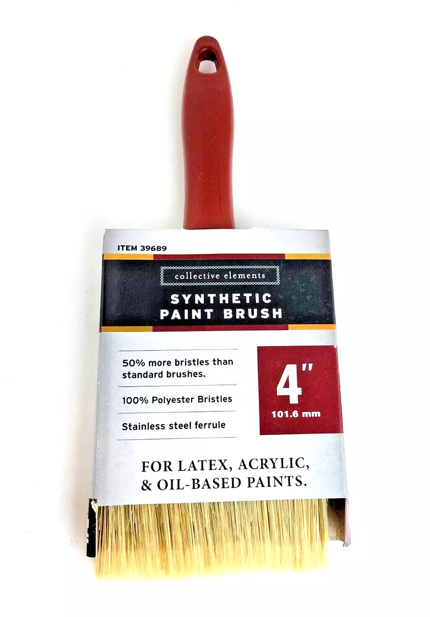 Collective Elements SYNTHETIC PAINT BRUSH 4'' by Harbor Freight Tools - NEW