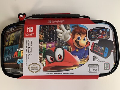 Nintendo Switch Game Traveler Super Mario Odyssey Deluxe Travel Case ...