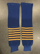Buffalo Sabres 32” Knit Hockey Socks - Blue / Gold