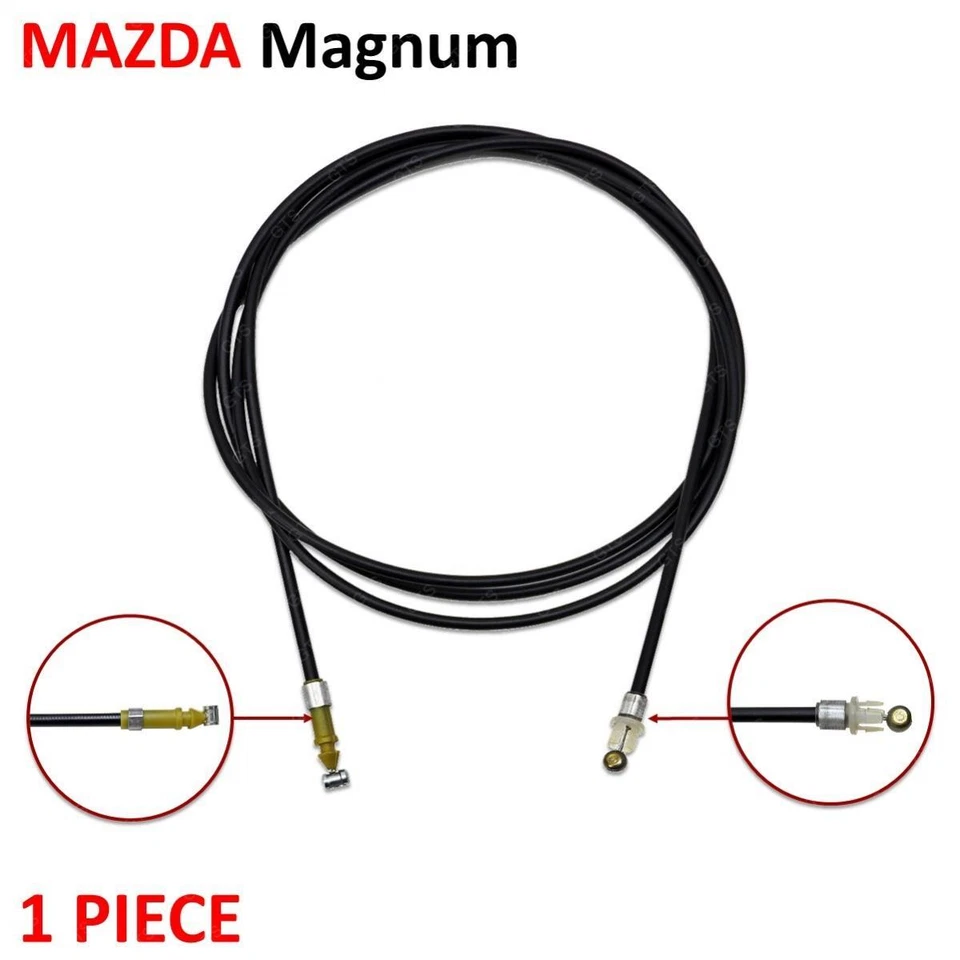 Fuel Lock Gas Door Cable For Mazda Magnum B2200 B2500 B2600 Pickup 1987 - 1992 Foto 2 de 4