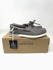 Sperry Womens 6.5 Plushwave 2.0 Grey Top Sider Casual Slip-On Loafer Boat Shoe