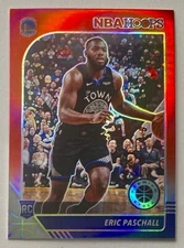 2019-20 Premium Eric Paschall Red Holo Prizm Refractor Rookie SSP RC #230 Rare