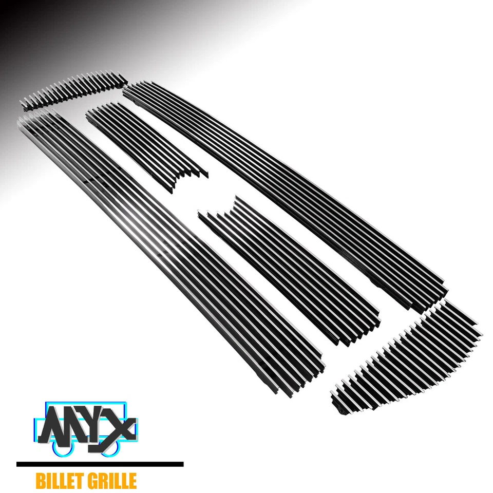 Fits 2004-2015 Ford F-650/F-750 Mian Upper Polished Billet Grille Grill Insert Foto 2 de 4