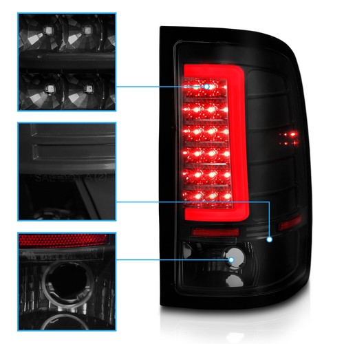 Luces traseras LED para GMC Sierra 1500/2500/3500 HD 2007-2013 barra de luz de humo C - Imagen 7 de 9