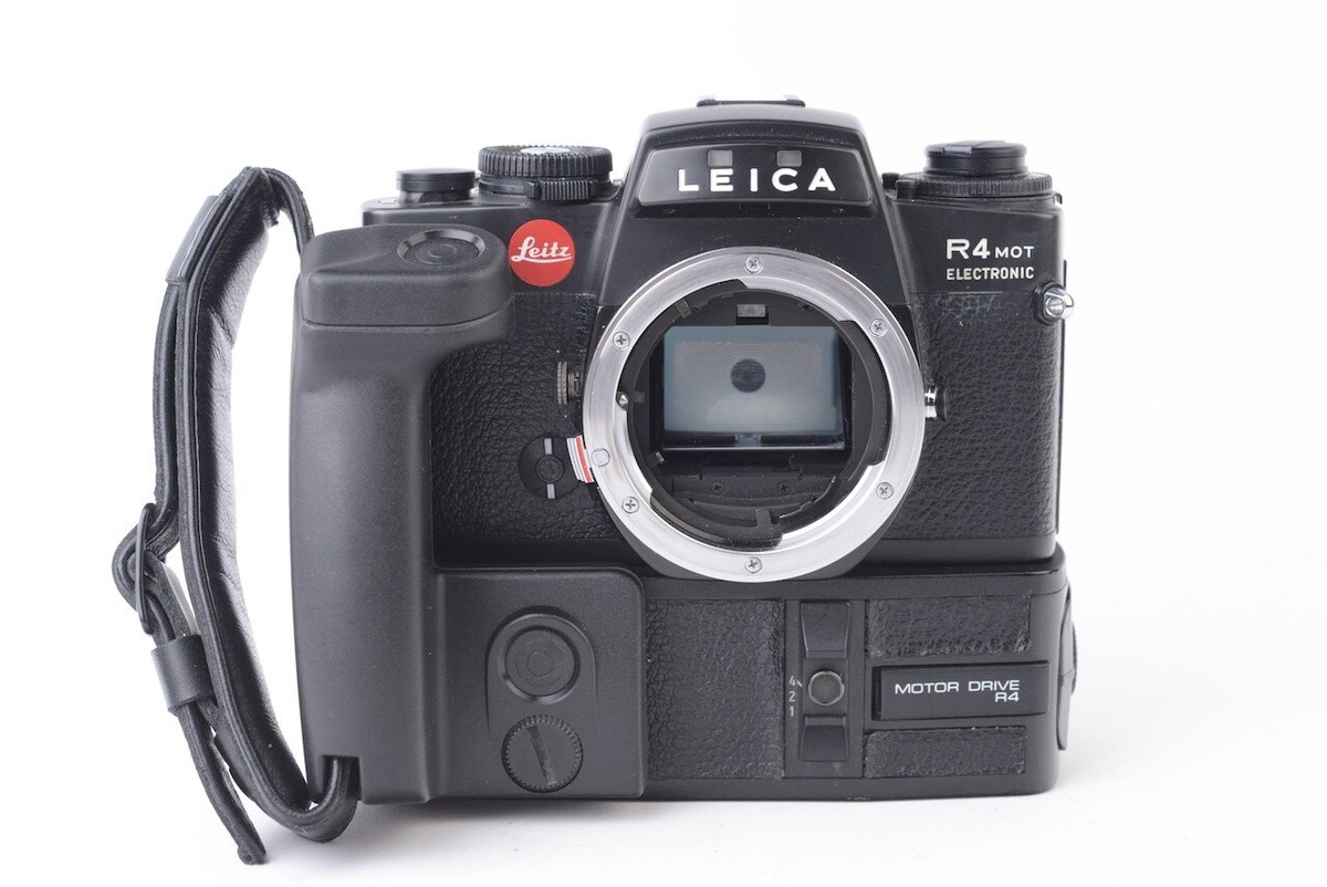 フィルムカメラ Leica R4 MOT Leica R4 Mot Electronic Black Reflex Camera With R4 Motor