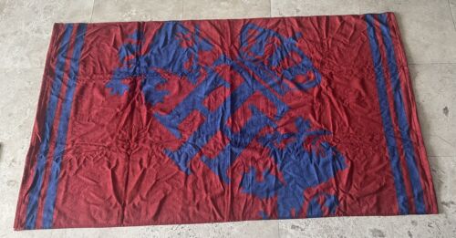 Tommy Bahama Beach Towel Red & Blue 39 x 68 Cotton Extra Large-NEW VINTAGE