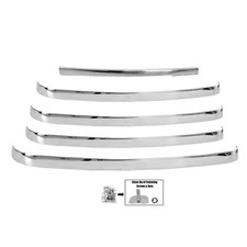 1948 1949 1950 Ford Truck Grille Bars Stainless Steel No Crank Cut Hole 3031