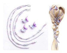 Imitation Pearl Hair Clip In Hair Braiding clips 1 Count Pack of 1 F-Pink