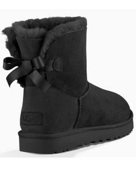 Botas para mujer UGG mini arco Bailey II negras talla 6