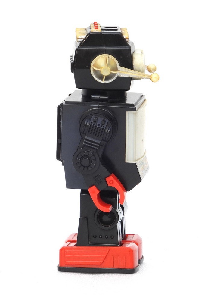 VINTAGE 13'' SATURN TV ACTIVE SCREEN GIANT WALKING ROBOT