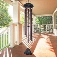Sympathy Wind Chimes Outdoor Large Deep Tone,36" Handmade Large Wind Chimes 
