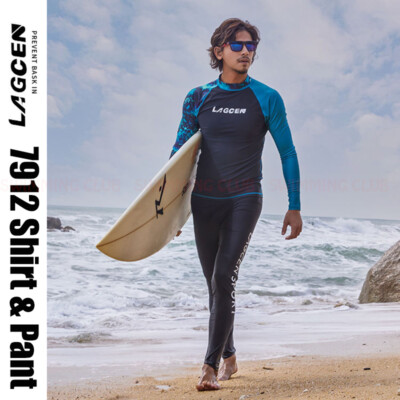 [THE NORTH FACE] M'S SURFY L/S RASHGUARD 2色★NT7TR05 MEN WOMEN RASH GUARD BEACH LONG SLEEVE SURF SWIM SHIRTS +