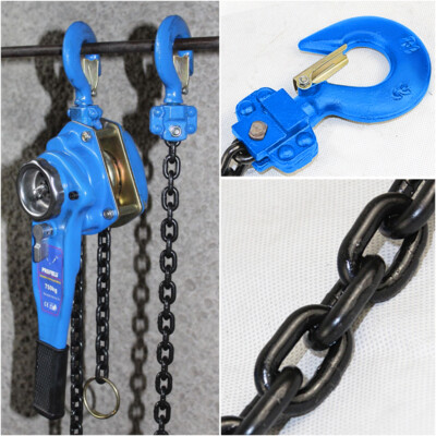 3/4Ton Lever Block Chain Hoist 3M/10ft Ratchet Type Come Along Puller w/Hook G80