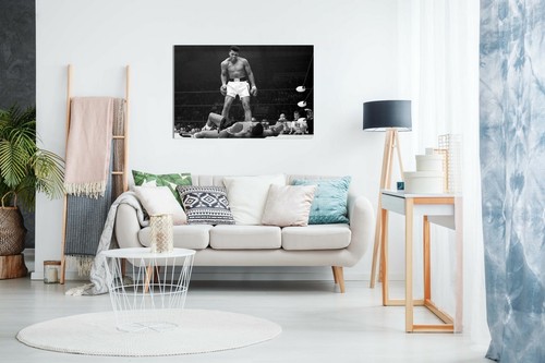 Estampado de imagen de arte de pared de lona knock out de lona de Muhammad Ali - Imagen 2 de 5