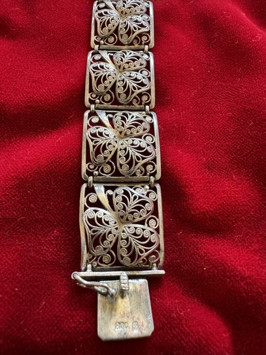 Filigranschmuck Silber Vintage 800 Armband - Bild 3 von 5