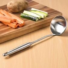 Stainless Steel Soup Ladle Cooking Utensil - Will Last Your Kitchen a Lifetime,