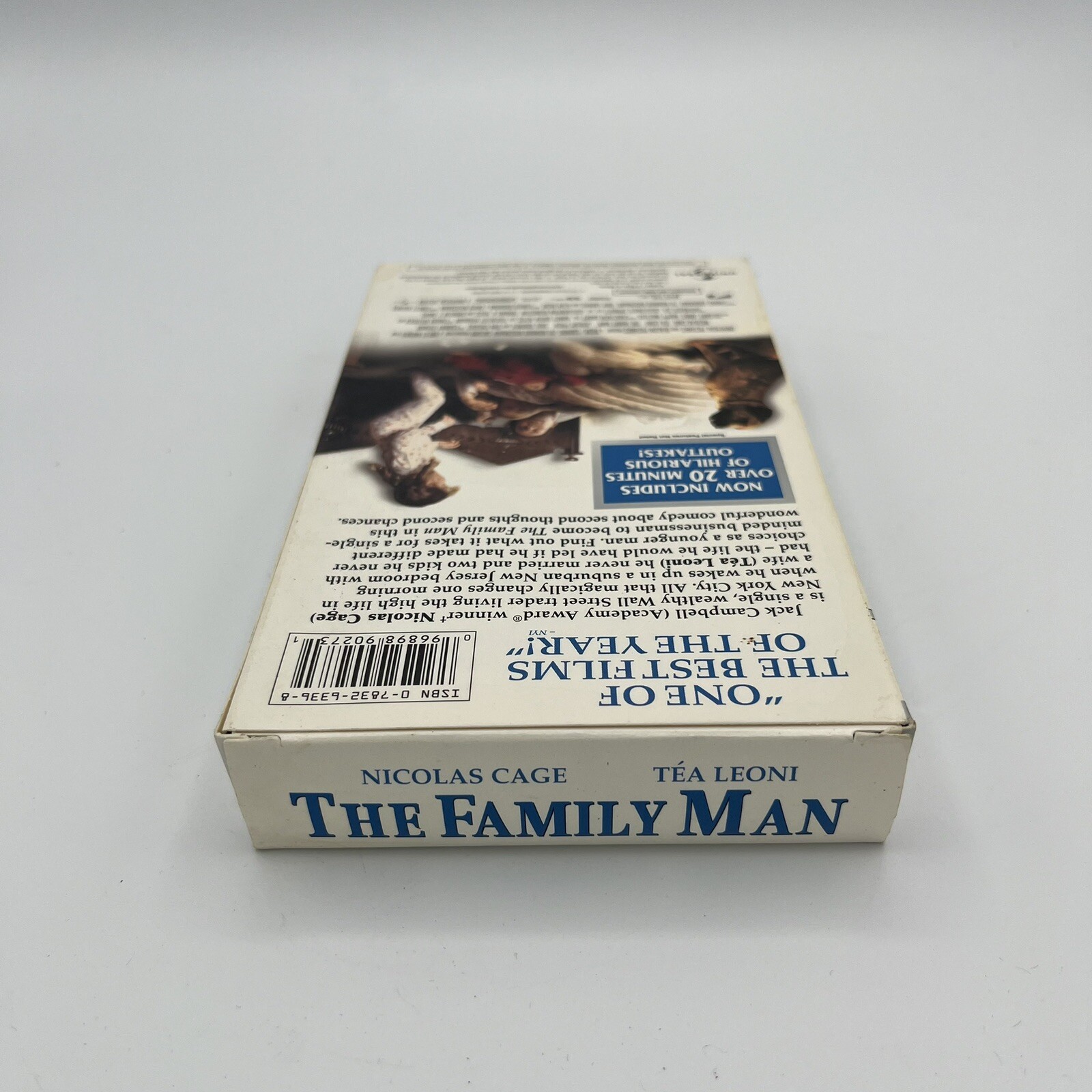 The Family Man VHS 2001 Nicolas Cage Tea Leoni Comedy Vintage Movie