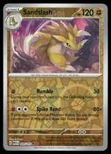 Sandslash Reverse Holo NM 028/165 Scarlet & Violet 151 Pokemon Card