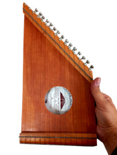 Zither Instrument Vintage Harp Magic -Musical String Mexico 15 Chords Handmade