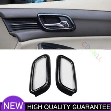 Fit For Chevrolet Malibu 2012-2014 Carbon Fiber Inner Door Handle Frame Cover 2*