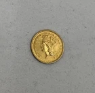1868 - United States - Indian Princess Head Gold Dollar $1 - .900 AU- RARE