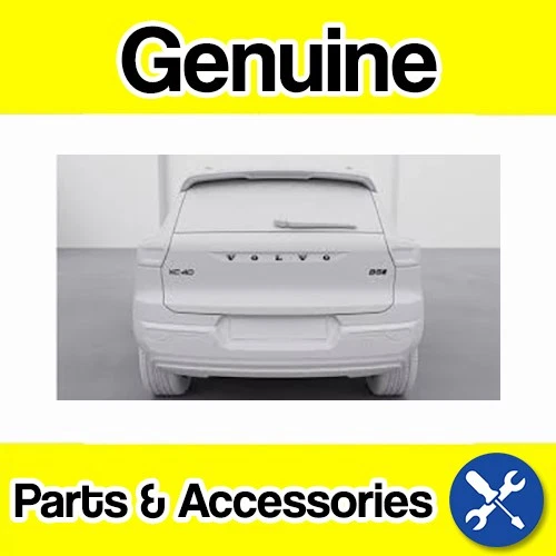 Genuine Volvo XC40 Black Edition Tailgate Emblem Kit (XC40, Volvo + B5 AWD)