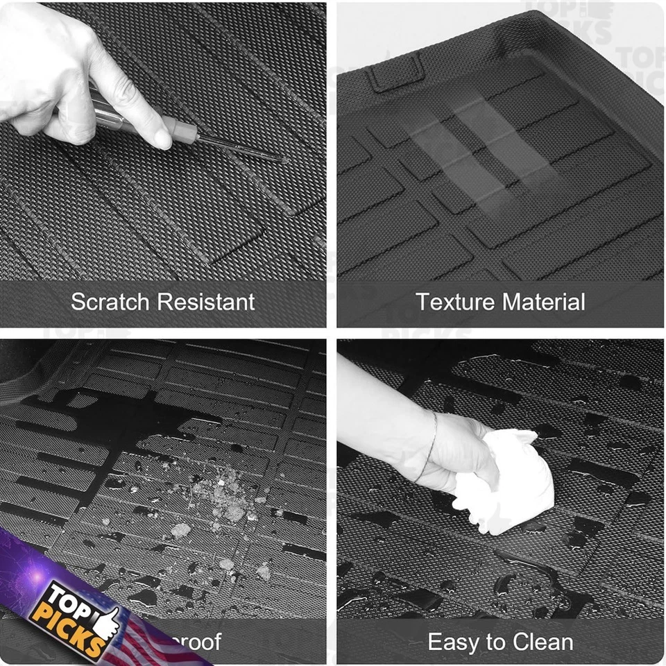 Alfombrilla de maletero trasera TPE para todo tipo de clima para Chevy Equinox GMC Terrain 10-17 Foto 4 de 4