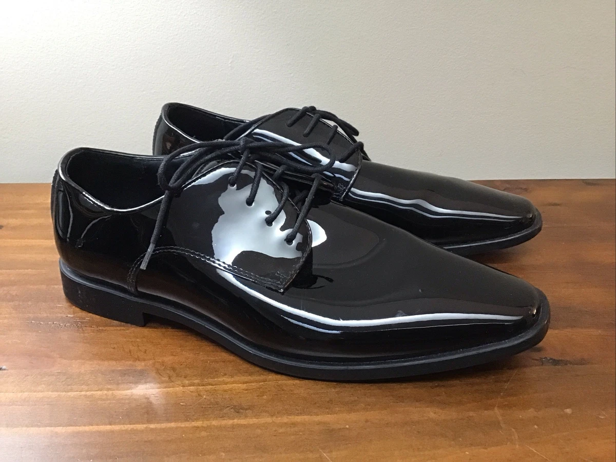 sachin and babi light blue dress Black Leather Brogue Cap Toe Dress Shoes