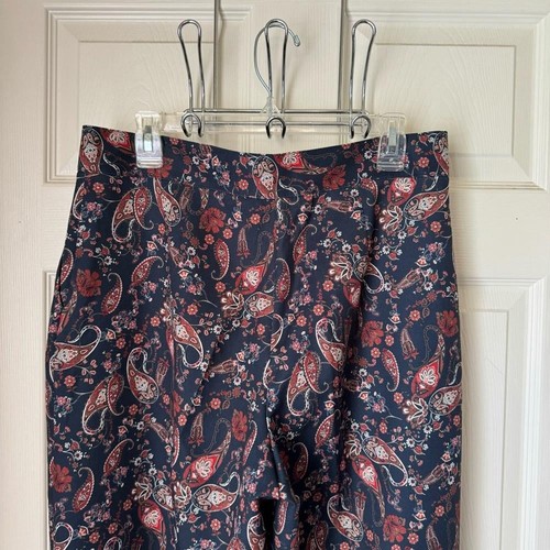 Goldenpoint Leggings Wide Leg Paisley Multicolor Pants Size 10/ - Picture 6 of 7